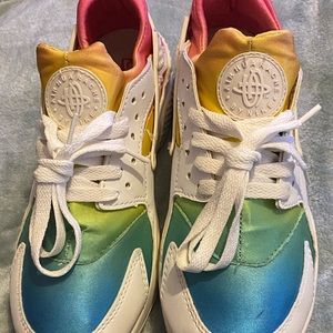Rainbow Nike Huaraches women